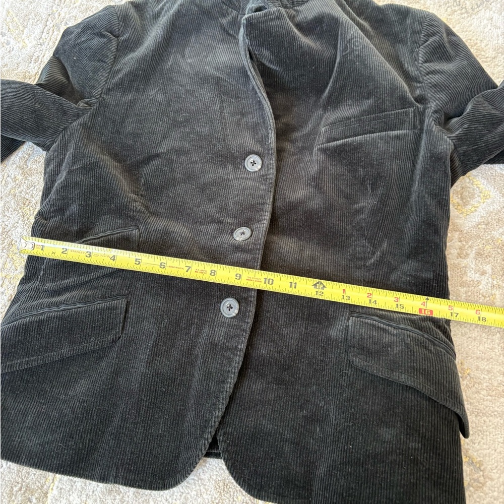 Ralph Lauren Blue Label Black Corduroy Blazer size 12 - Picture 8 of 11